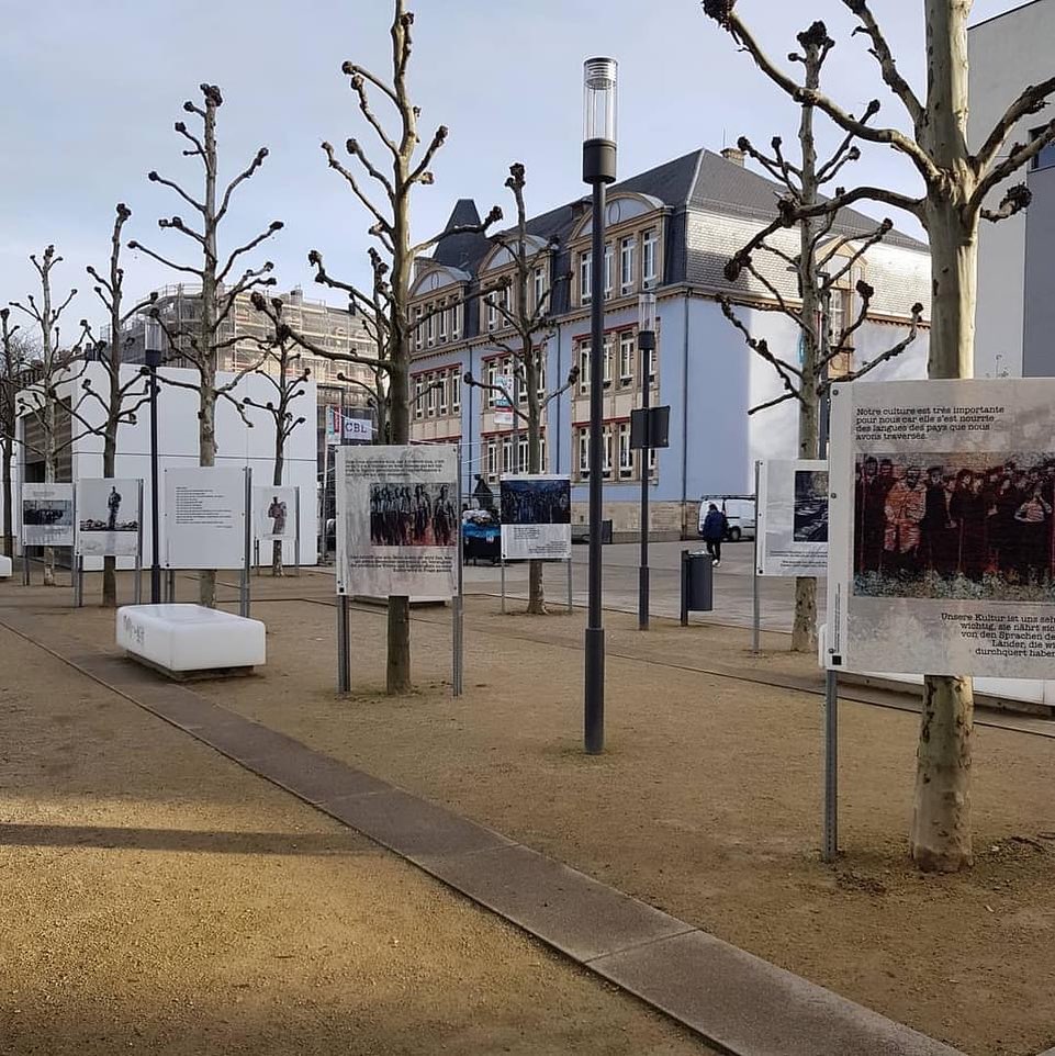 LUXEMBOURG - ESCH SUR ALZETTE-EXPOSITION OPEN-AIR BILINGUE. MUSEE NATIONAL DE LA RESISTANCE
