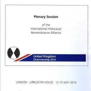 LONDRES. International Holocaust    Remembrance Alliance (IHRA)